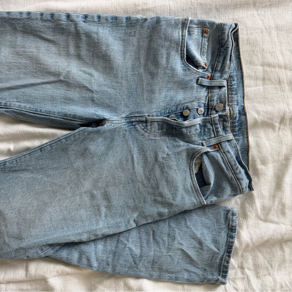 Levi's Light Blue Straight Leg Jeans